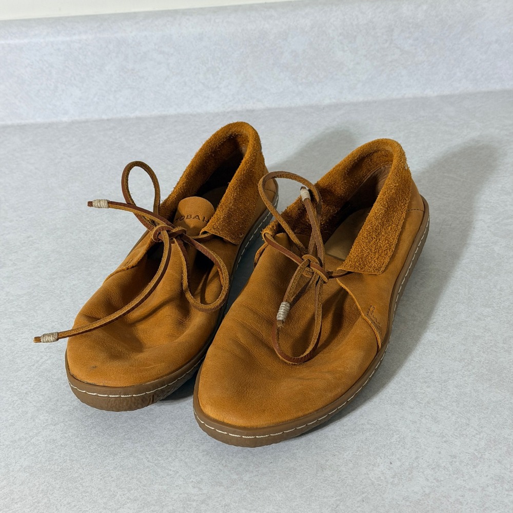 Manitobah Mukluks Womens 7 Tobacco Leather Moccasin Shoes 4029102